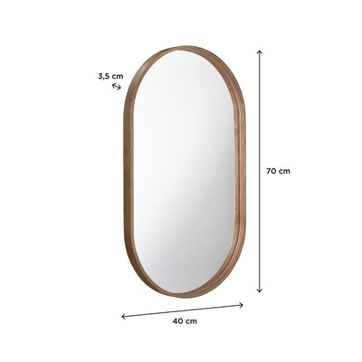 Miroir ovale 40x70cm PEPPER